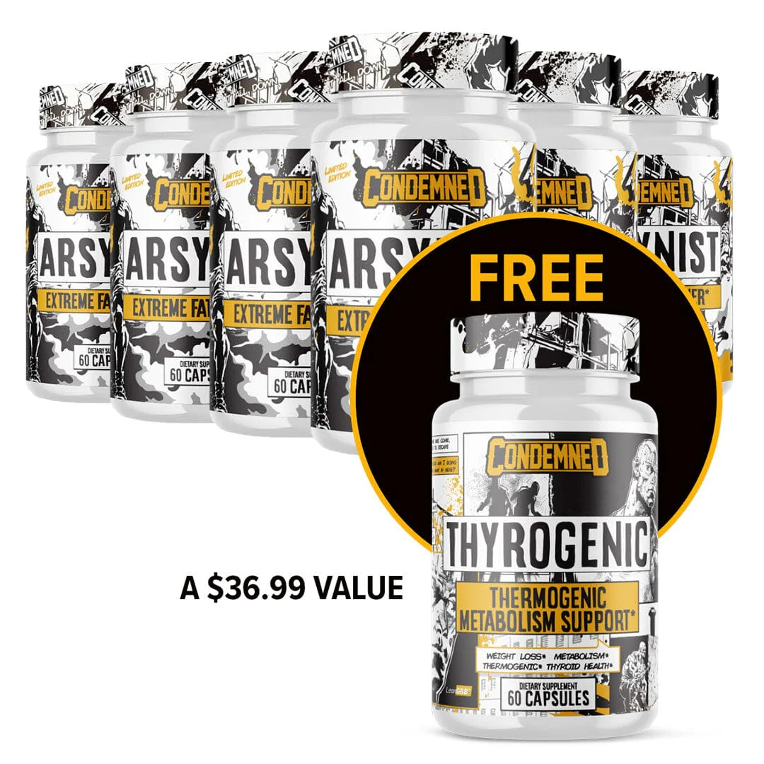 6 Bottles Of Arsynist (W/FREE Thyrogenic)