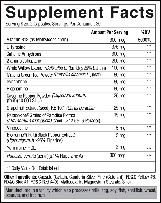 Arsynist Extreme Fat Burner - Image 2