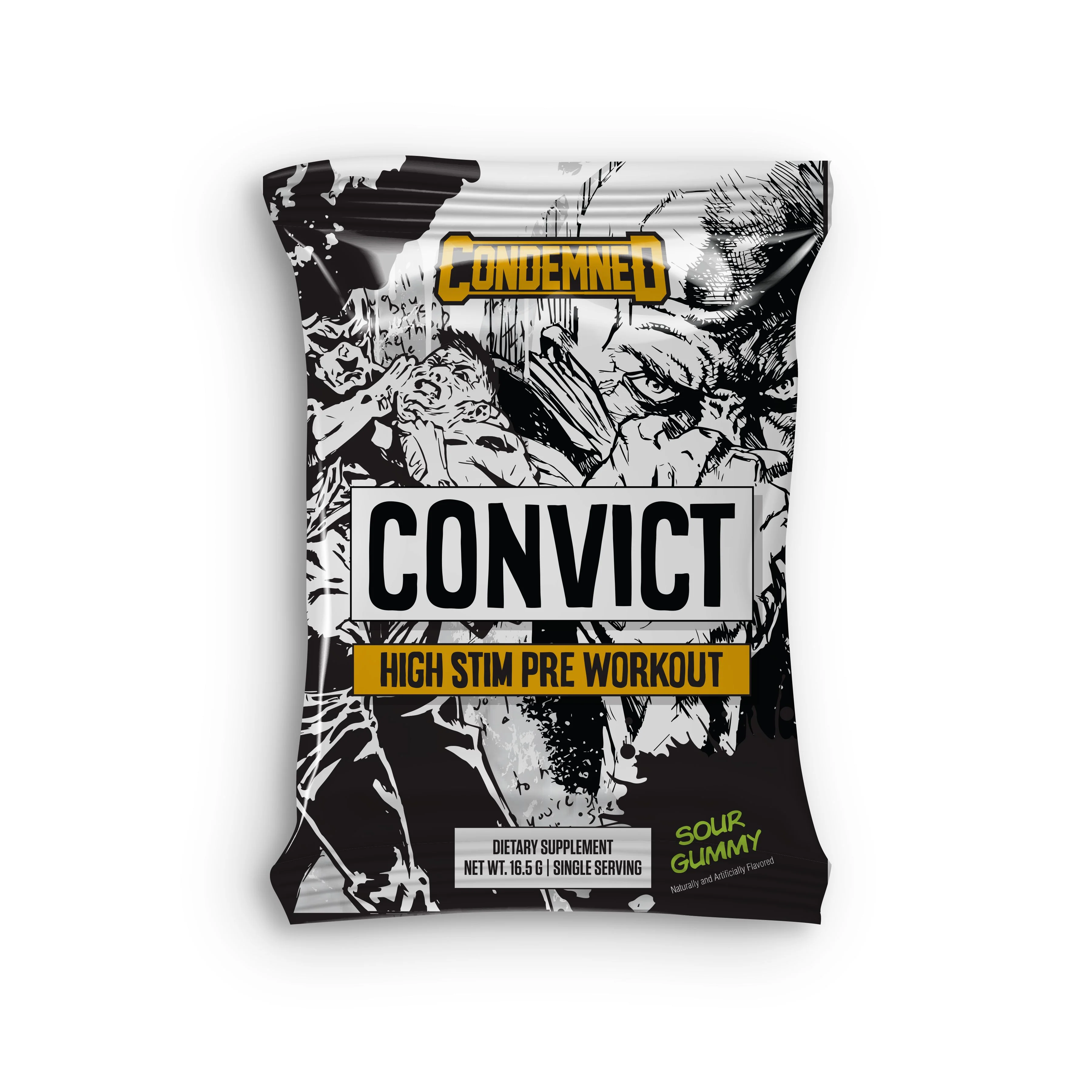 Convict Extreme Pre-Workout Samples