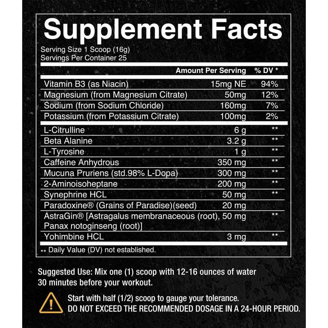 Convict Extreme Pre-Workout Samples - Image 3