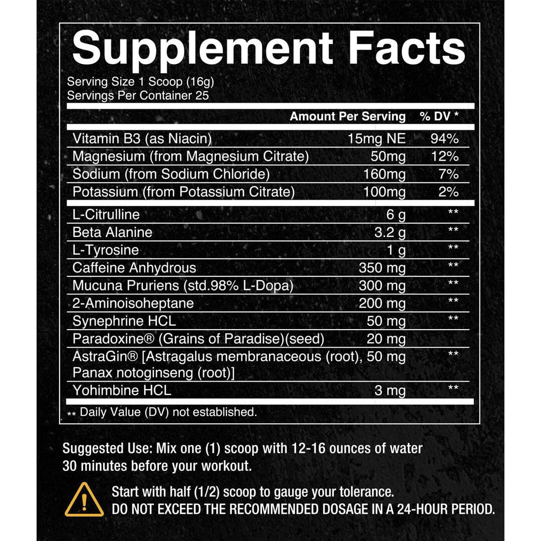 Convict NEW Pre-Workout - Image 3